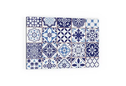 Wandverkleidung Blau von DEQORI