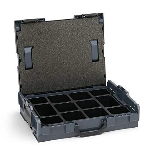 Bosch Sortimo L-Boxx 102 anthrazit mit Einsatz 12-fach