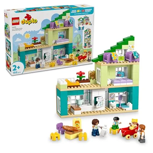 LEGO DUPLO 3-in-1 Modernes Familienhaus mit Figuren