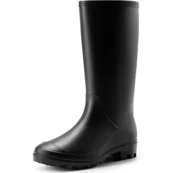 DREAM PAIRS Gummistiefel Herren Gefüttert - Wasserdicht & Leicht für Gartenarbeit - Herren-Stiefel, halbhoch und aus hochwertigem PVC für außergewöhnliche Wasserdichtigkeit und Komfort, ideal für Gartenarbeit und Hundespaziergänge bei jedem Wetter.