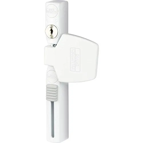 Burg Wächter Fenstersicherung WS 33 weiß - Effektiver Einbruchschutz - Fenstersicherung in Weiß aus robustem ABS, bietet zuverlässigen Schutz vor Einbrüchen und ist ideal für die Sicherheit Ihres Zuhauses.