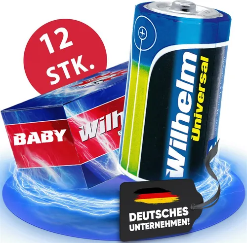 Baby Wilhelm Alkaline Batterien C LR14 1,5V 12 x