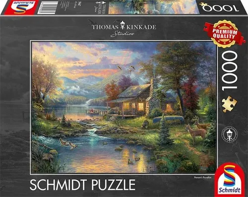 Puzzle Thomas Kinkade Studios: Painter of Light - Im Naturparadies 1000 Teile