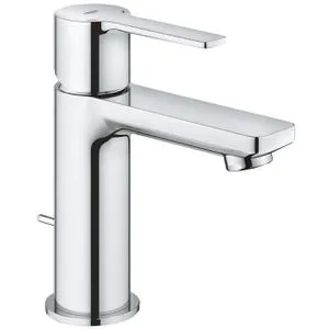 GROHE Waschtischarmatur Lineare XS-Size, chrom - Moderne Einhandarmatur aus Messing, wassersparend mit GROHE Water Saving. Einfache Montage dank Schnellbefestigungssystem und inklusive Ablaufgarnitur mit Zugstange. Ideal für stilvolle Badezimmer.