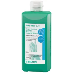 B. Braun Deutschland GmbH & Co.KG B. Braun Softa Man® pure Händedesinfektion, Allergenarme und pflegende Desinfektionslösung, 500 ml - Flasche 19153