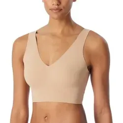 Schiesser Damen nahtloses Bustier - Invisible Soft BH mit herausnehmbaren Pads - Funktionsunterwäsche für Damen; das Bustier bietet perfekten Halt mit herausnehmbaren Pads und ist aus extra-softer Micro-Qualität für höchsten Tragekomfort.