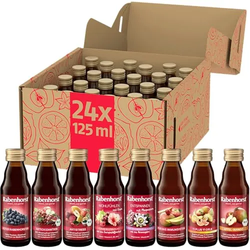 Rabenhorst Probierpaket Mini, 8 Sorten à 3 Flaschen (24 x 125 ml)
