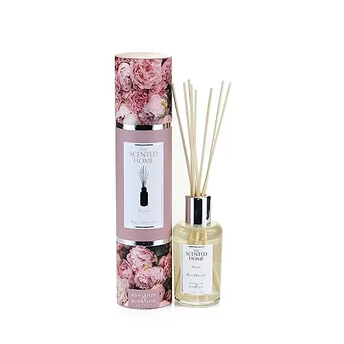Ashleigh & Burwood Scented Home 150ml Rattanstäbchen Duft Geschenkset Peony