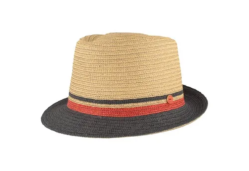 Mayser Jerome Trilby Strohhut - Eleganter Sonnenhut für Damen und Herren - Panamahut aus handgefertigtem Stroh, ideal für Sommeraktivitäten mit mittlerer Krempe und hochwertiger EU-Produktion.