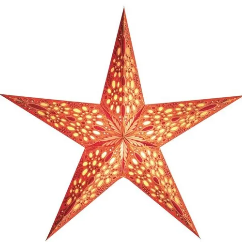 Starlightz Stern Festival orange 45 cm Leuchtstern Papierstern Weihnachtsstern