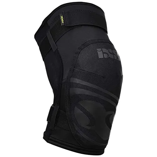 iXS Hack EVO+ Knieprotektoren XL - Schwarz - Hochwertige Knieprotektoren für optimalen Schutz beim Sport, ergonomisches Design für besten Tragekomfort und Bewegungsfreiheit.