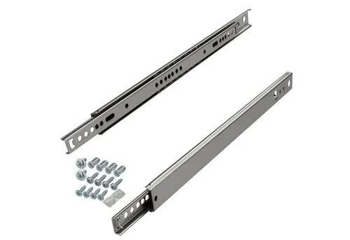 SO-TECH® Auszug Teilauszüge KT-15-H27-NF-MS Standardausführung, Traglast 15 kg, Länge 438 mm inkl. Schraubenset