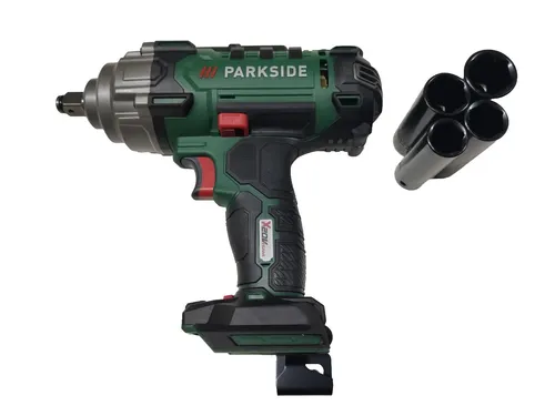 PARKSIDE PASSK 20-Li B2 20V Akku Kfz Drehschlagschrauber - Akkuschrauber mit 5 Drehmomentstufen bis 400 Nm, integrierter LED-Arbeitsleuchte und leichtem Design für präzises Arbeiten im Kfz-Bereich.