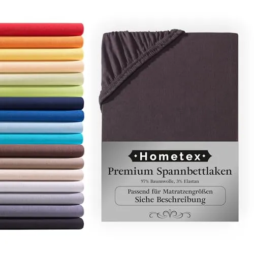 Bettlaken Braun von Hometex Premium Textiles