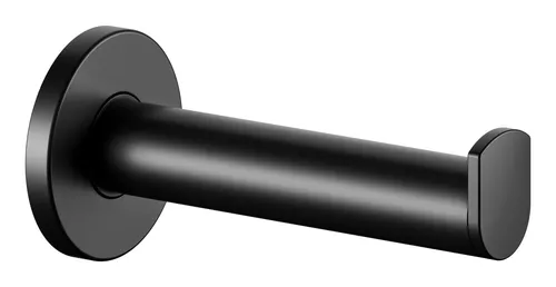 Keuco Plan Black Selection Ersatzrollenhalter 14963370000, stilvoller Toilettenpapierhalter in schwarz matt - Eleganter Toilettenpapierhalter mit verdeckter Wandmontage für ein modernes Badezimmerdesign.