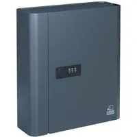 Basi Schlüsselkassette SK 80 mit 28 Haken - Sichere und stilvolle Schlüsselkassette aus robustem Stahl, 28 Haken für optimale Organisation. Mit einstellbarer 3-stelliger Zahlenkombination, ideal für Zuhause und Büro.