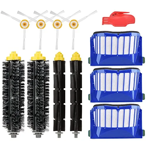 Leadaybetter Ersatzteile Bürsten für iRobot Roomba 600 Serie 605 606 615 616 620 621 625 630 631 650 653 655 660 670 671 676 680 Zubehör für iRobot Roomba Saugroboter Ersatzteile Ersatzbürste