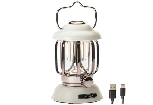 Skandika Forsol LED Campinglampe im Retro-Stil von Skandika