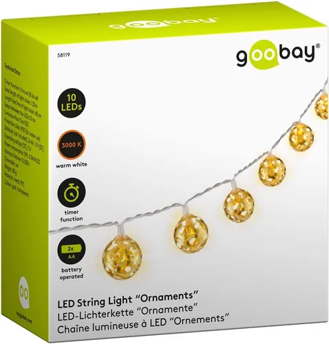 Goobay 58119 10er LED Lichterkette 