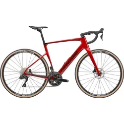 Cannondale Synapse Carbon 4 Rennrad mit Shimano 105 Di2, Metallic Red