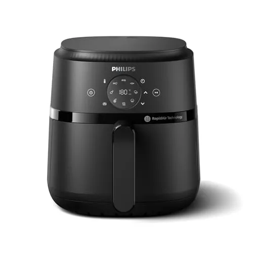 Philips Airfryer 2000 Series 4,2L - Digitaler Touchscreen - Heißluftfritteusen mit RapidAir-Technologie für fettfreies Frittieren, 13 Garmethoden und 9 voreingestellten Programmen für müheloses Kochen.