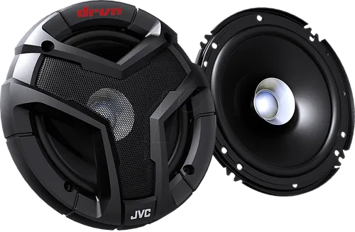 JVC CS-V618 - 16 cm Doppelkonus Lautsprecher, 230 W - Fahrzeug-Lautsprecher mit 230 W max. Leistung, ideal für kraftvollen Sound und klare Höhen. Der Konus-Tieftöner aus Carbon-Glimmer sorgt für herausragende Klangqualität.