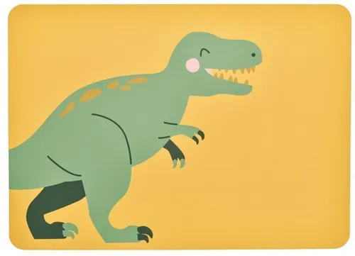 Kindertischset, Tyrannosaurus Rex Titus, 78846420 in gelb von ASA