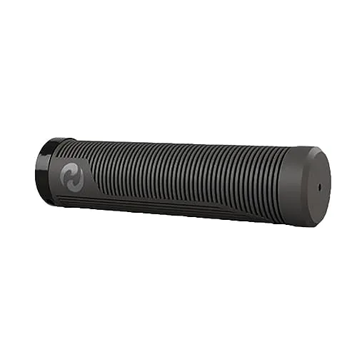 Herrmans Lenkergriffe-2158712400 Grau-Schwarz 130mm Ø 22mm