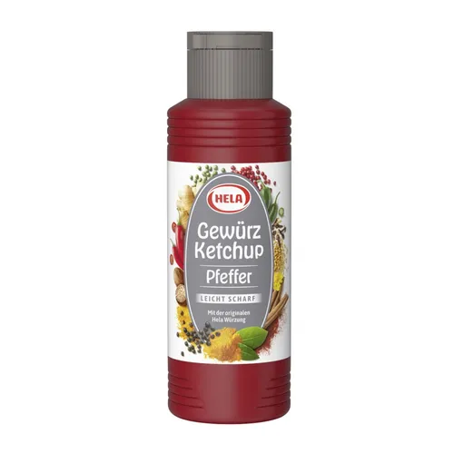 Hela Gewürz Ketchup Pfeffer leicht scharf 300ml