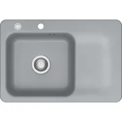 Systemceram Keradomo Juna 75 Einbauspüle links von systemceram