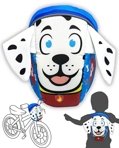 HECKBO 2-in-1 Kinder Lenkertasche & Rucksack - Hund - Laufrad, Fahrrad Lenker Tasche, Fahrradkorb vorne, Fahrradtasche Laufradtasche Lenkerkorb Dreirad Scooter Roller Tasche Zubehör Kinderfahrrad