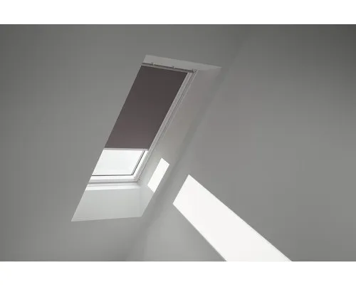 VELUX Verdunkelungsrollo uni taupe manuell DKL U04 4577SWL - Hochwertiges Verdunkelungsrollo für optimale Abdunkelung in Schlaf- und Kinderzimmern, mit einfacher Bedienung und effektiver Dämmung für ein angenehmes Raumklima.