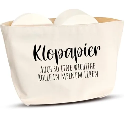 COZYINT® [DAS ORIGINAL] toilettenpapier aufbewahrung lustig – klopapier rollen organizer, wc papier ersatzrollenhalter, toilettenpapieraufbewahrung, klorollenaufbewahrung