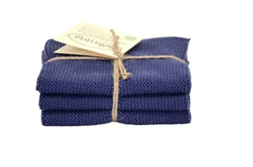 Solwang Wischtuch Staubig Dunkelblau 3er Set Tücher Wischlappen Wischtücher