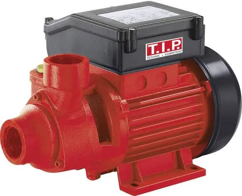 T.I.P. 30183 Peripher-Gartenpumpe GPP 2100 M - Wasserpumpen, robustes Gussgehäuse mit Messinglaufrad, ideal für sandhaltiges Wasser, wartungsfreier Motor, maximale Fördermenge 2.100 l/h.