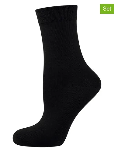 Nur Die 9er-Set: Socken in Schwarz, Größe 35-38, Damen