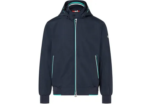 Wellensteyn Outdoorjacke Blouson College blau M - Sportliche Outdoorjacke aus 100% Polyester, ideal für aktive Tage. Der Blouson-Stil bietet Komfort und Bewegungsfreiheit. Perfekt für alle Abenteuer im Freien.