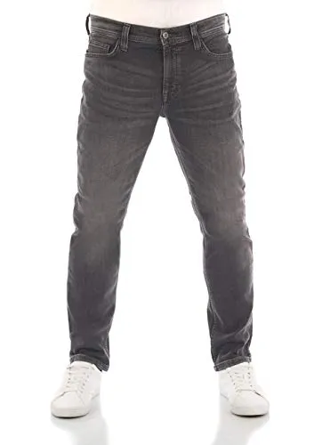 MUSTANG Slim-fit-Jeans Herren - Vegas Slim Fit Denim Hose schwarz - Modische Slim Fit Jeans mit bis zu 2% Stretchanteil für optimalen Tragekomfort. Ideal für lässige Outfits, 5-Pocket-Style und krempelbare Beinabschlüsse.