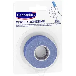 Hansaplast Selbsthaftender Fingerverband 2,5 cm x 5 m Blau