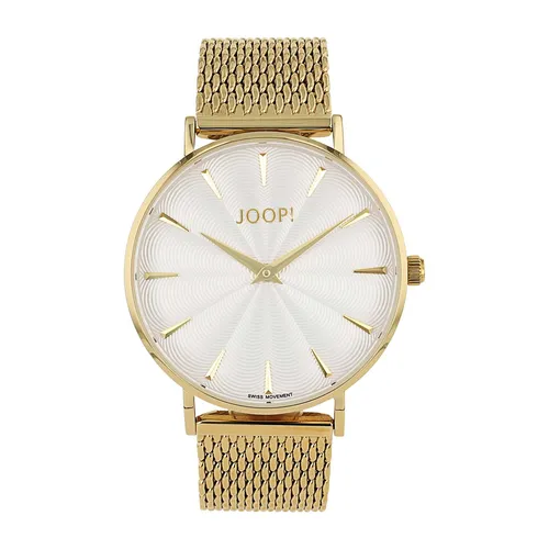 JOOP! Chronograph JOOP! Armbanduhr 2027243 - Elegante Armbanduhr mit analogem Quarzwerk, wasserdicht bis 5 bar und einem stilvollen runden Design – perfekt für jeden Anlass.
