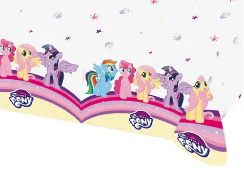Tischdecke My little Pony 180x120 cm Kindergeburtstag Mottoparty Mädchen Kinder