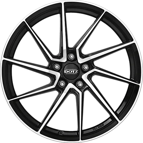Spa black 8 0x18 5x112 ET40 MB70 1 Alufelgen