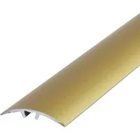 Dalsys Übergangsprofil 90cm x 50mm Aluminium Gold Bodenleiste
