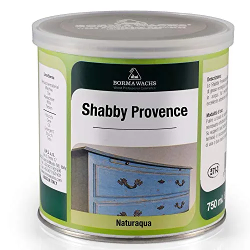 BORMA WACHS Shabby Chic Möbel Kreidefarbe matt Landhaus Stil Vintage Look 750ml (GRAU HIMMELBLAU - 2005)