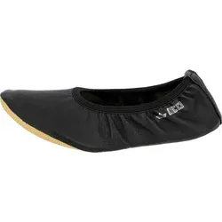 Lico G1 Damen und Mädchen Leder Gymnastikschuhe schwarz, Leder Turnschuhe schwarz - Schwarz - 39