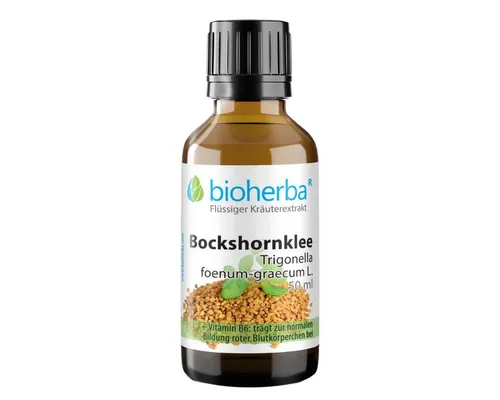 BIOHERBA R Bockshornklee Tropfen Tinktur 50ml Nahrungsergänzungsmittel