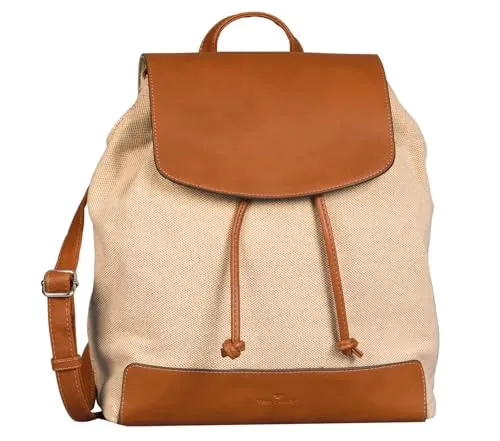 TOM TAILOR Damen INES Backpack, Mixed beige