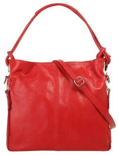 Shopper SAMANTHA LOOK - Rot, Echt Leder, Made in Italy - Handtaschen für jeden Anlass: Der stilvolle Shopper aus echtem Leder vereint Funktionalität mit elegantem Design. Mit abnehmbarem Schulterriemen und viel Stauraum ist er der perfekte Begleiter für Alltag und Freizeit.