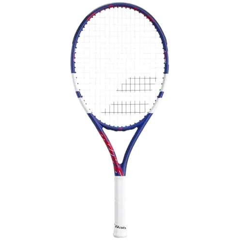 Babolat Tennisschläger Drive Junior 25 blau|rot - Tennisschläger für Kinder, optimal für den Einstieg ins Tennis, leicht und gut manövrierbar mit einem Gewicht von nur 230 g.