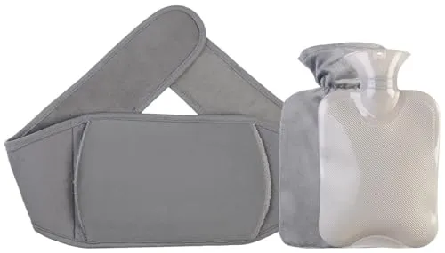 infactory Elektrische Wärmflasche mit Gürteltasche